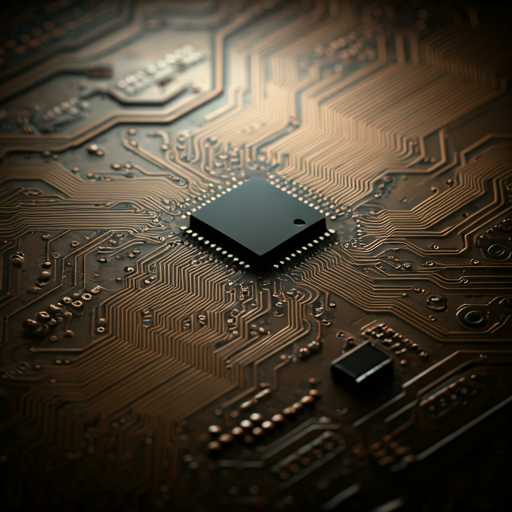 Textura tecnológica de circuitos y microchip